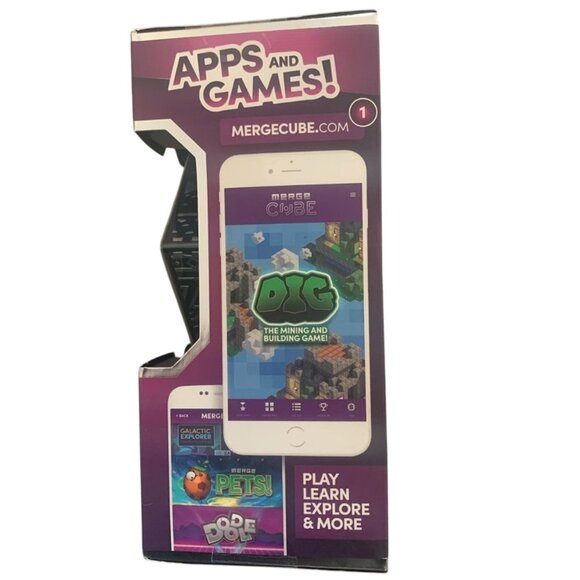NWT MERGE CUBE, HOLOGRAMS IN PALM OF YOUR HAND - Picture 4 of 5